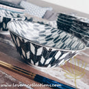 Awasaka Black & White Modern ARROWS Dinnerware Collection - Lovera Collections