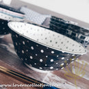 Awasaka Black & White Modern DOTS Dinnerware Collection - Lovera Collections