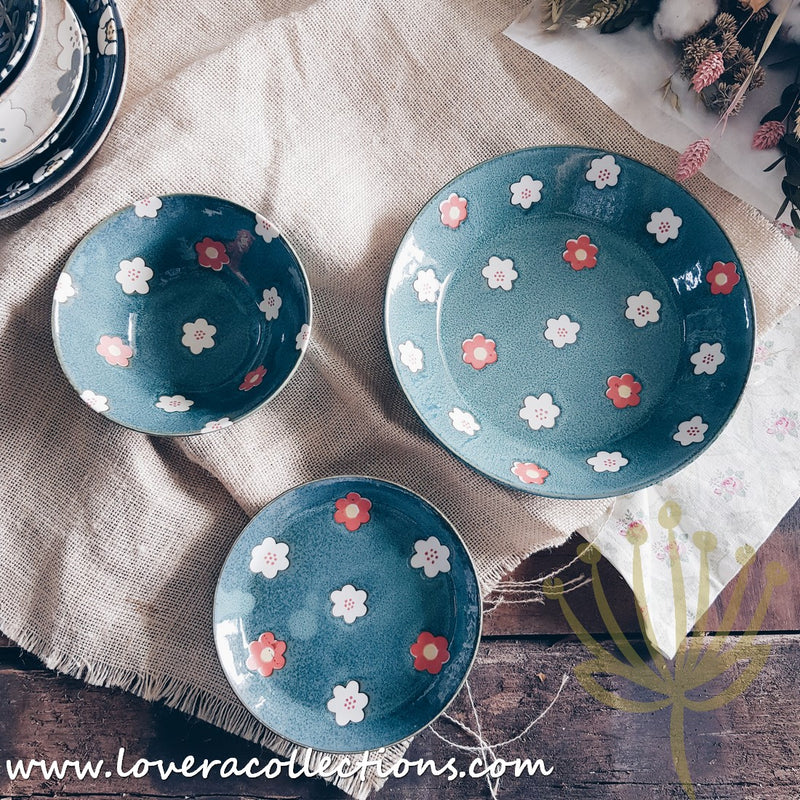Aito Japan Nordic Floral Dinnerware Collection - Lovera Collections