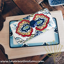 Espana Green Butter Dish With Cover - Lovera Collections