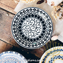 Awasaka Japan Black & White Tribal Dinnerware Collection - Lovera Collections