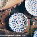 Awasaka Japan Floral Prints Condiments Dishes & Dessert Plates Collection - Lovera Collections