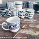Awasaka Japan Blue Four Leaves Tea & Dinnerware Collection - Lovera Collections