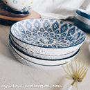 *50% OFF + BUY 1 FREE 1 PROMO* White Waves Poppy Print Pasta Dish