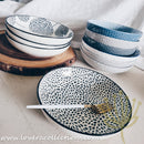 *50% OFF + BUY 1 FREE 1 PROMO* White Waves Poppy Print Pasta Dish