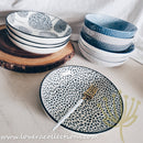 *50% OFF + BUY 1 FREE 1 PROMO* White Waves Poppy Print Pasta Dish