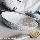 *50% OFF + BUY 1 FREE 1 PROMO* White Waves Poppy Print Pasta Dish