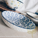 *50% OFF + BUY 1 FREE 1 PROMO* White Waves Poppy Print Pasta Dish