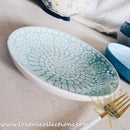 *50% OFF + BUY 1 FREE 1 PROMO* White Waves Poppy Print Pasta Dish