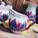 *70% OFF CLEARANCE PROMO* Turquoise Nusa Beach Soup Bowl