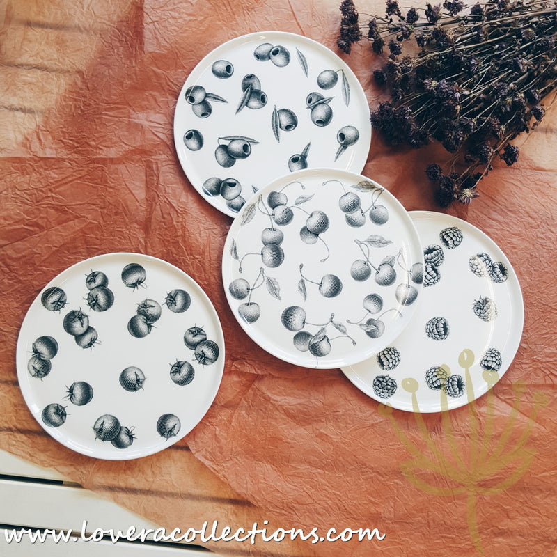 Twig New York Olive Market Set of 4 Salad Plates