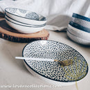 *50% OFF + BUY 1 FREE 1 PROMO* White Waves Poppy Print Pasta Dish