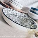 *50% OFF + BUY 1 FREE 1 PROMO* White Waves Poppy Print Pasta Dish