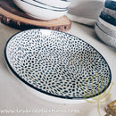 *50% OFF + BUY 1 FREE 1 PROMO* White Waves Poppy Print Pasta Dish